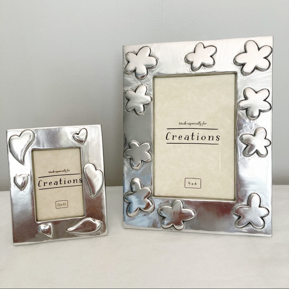 Pewter Finish Picture Frames